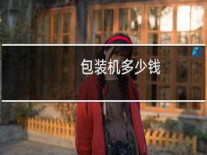包装机多少钱