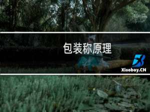 包装称原理