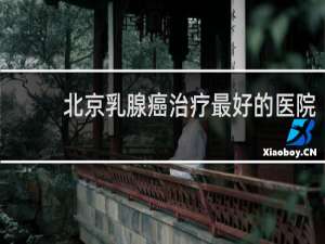北京乳腺癌治疗最好的医院