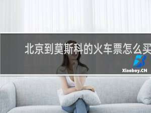北京到莫斯科的火车票怎么买