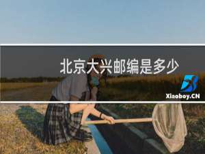北京大兴邮编是多少