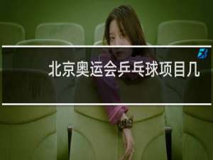 北京奥运会乒乓球项目几块金牌