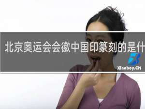 北京奥运会会徽中国印篆刻的是什么文