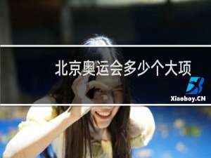 北京奥运会多少个大项