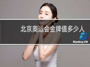北京奥运会金牌值多少人民币