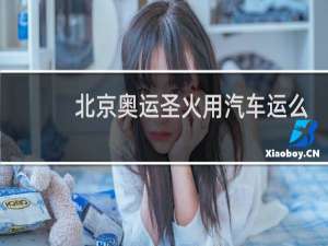 北京奥运圣火用汽车运么