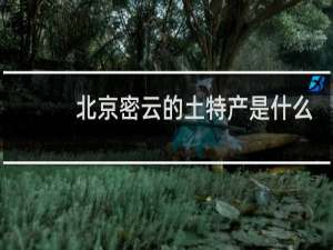 北京密云的土特产是什么