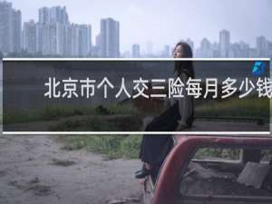 北京市个人交三险每月多少钱