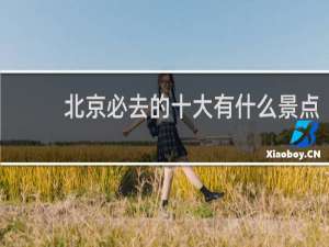北京必去的十大有什么景点