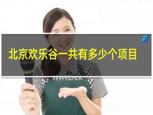 北京欢乐谷一共有多少个项目