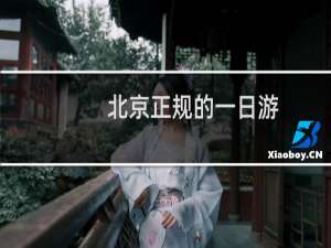 北京正规的一日游