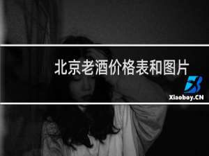 北京老酒价格表和图片