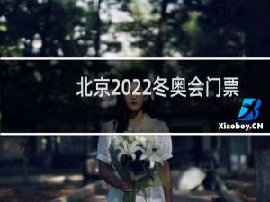 北京2022冬奥会门票怎么买