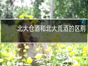 北大仓酒和北大荒酒的区别