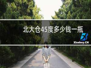 北大仓45度多少钱一瓶