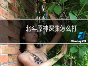 北斗原神深渊怎么打
