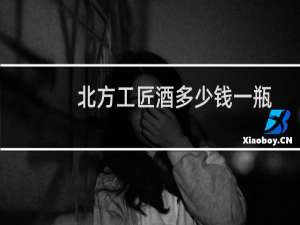 北方工匠酒多少钱一瓶
