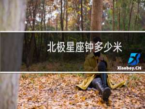北极星座钟多少米