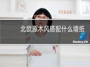 北欧原木风搭配什么墙纸
