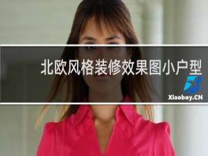 北欧风格装修效果图小户型