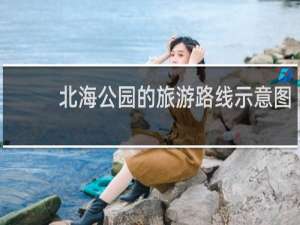 北海公园的旅游路线示意图