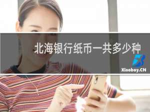 北海银行纸币一共多少种