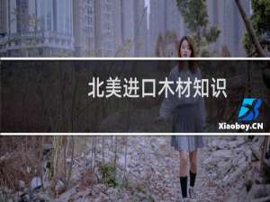 北美进口木材知识