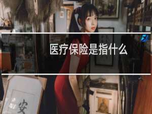 医疗保险是指什么
