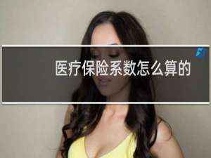 医疗保险系数怎么算的