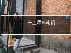 十二星座密码
