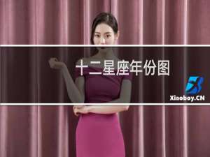 十二星座年份图