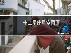 十二星座星空图画