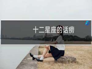 十二星座的话痨