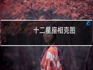 十二星座相克图
