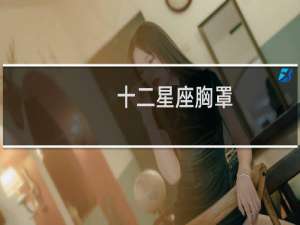 十二星座胸罩