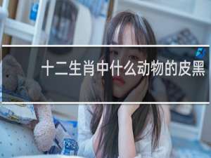 十二生肖中什么动物的皮黑