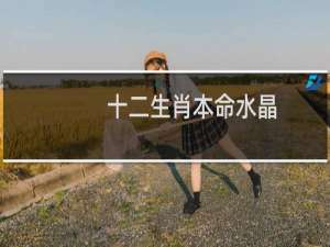 十二生肖本命水晶