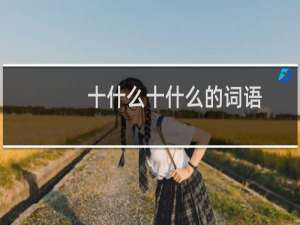 十什么十什么的词语