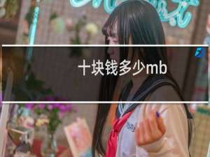 十块钱多少mb