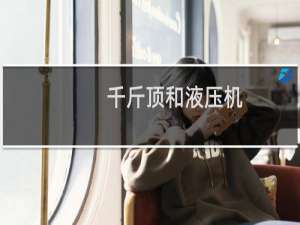 千斤顶和液压机