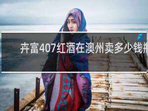 卉富407红酒在澳州卖多少钱瓶
