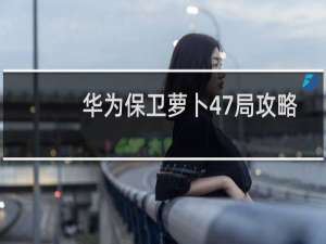 华为保卫萝卜47局攻略