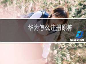 华为怎么注册原神