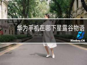 华为手机在哪下星露谷物语