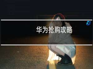 华为抢购攻略