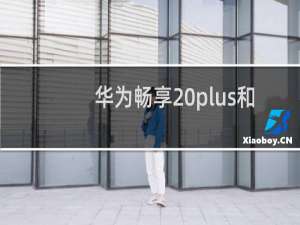 华为畅享20plus和荣耀play4