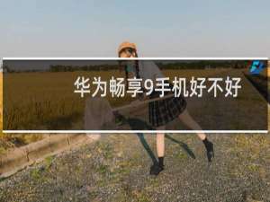 华为畅享9手机好不好
