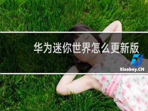 华为迷你世界怎么更新版本