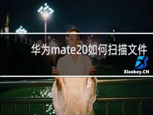 华为mate20如何扫描文件