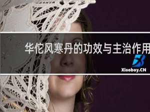 华佗风寒丹的功效与主治作用